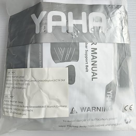 YAHA Back Brace for Lower Back Pain Relief for Women/Men with Lumbar Pad, Back Support Belt with 7 Stays for Heavy Lifting, Sedentariness, Breathable Lumbar Support for Herniated Disc, Sciatica - XL
