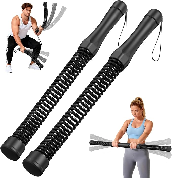 Relife Ropeless Battle Ropes, 2 in 1 Weighted Cordless Battle Ropes for Home Gym - Portable Home Gym Equipment for HIIT, Strength Building, Low-Impact Cardio for Men & Women
