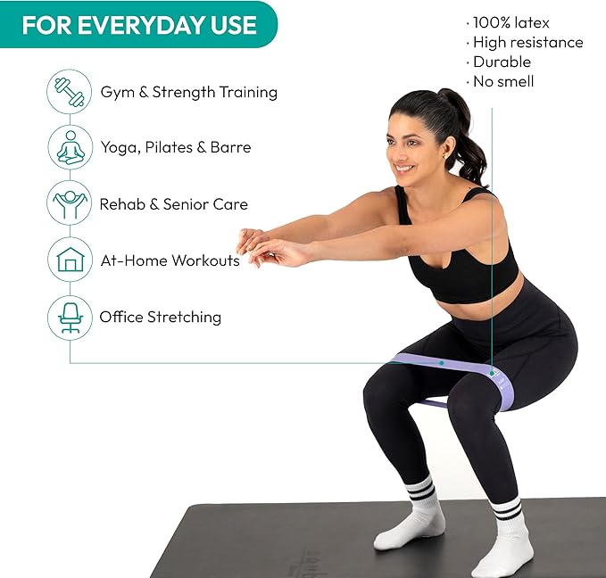 Fitness Resistance Bands Set Stretch Bands for Exercise Bands Resistance for Home Workout Bands, with Handles Bands for Working Out Portable Fitness Bands Resistance Bands for Women Elastic Band