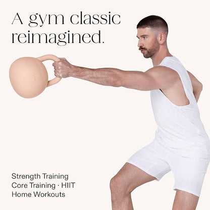 Bala Kettleball, Soft Kettlebell for Women - Kettlebells Strength & Core Training Equipment for Home Gym Workouts - Anti-Slip Grip Exercise Weights with Cushioned Impact-Resistant Base