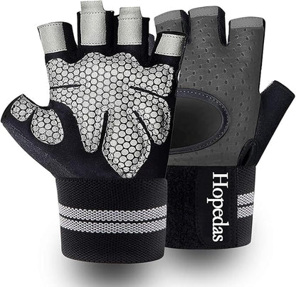 Workout Gloves Weight Lifting Gloves Palm Support Protection for Men Women, Exercise Gloves Sports for Training, Fitness, Gym,