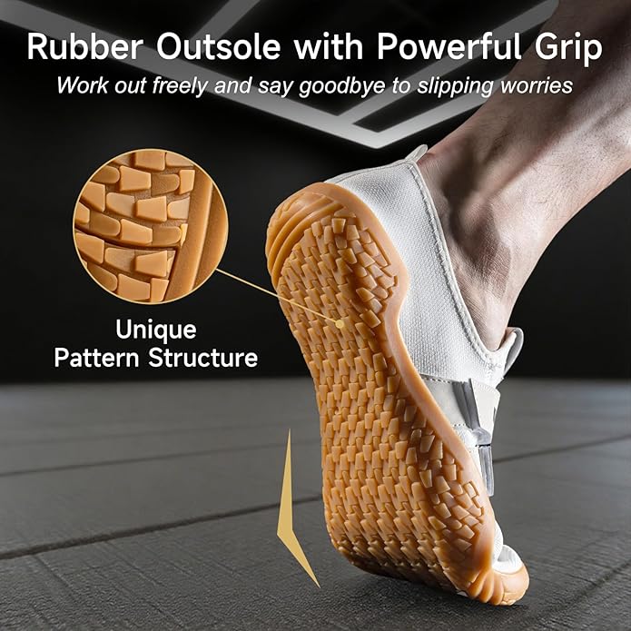 MANUEKLEAR Deadlift Shoes - Weight Lifting Shoes for Men Women - Weightlifting Squat Shoes Fitness Cross-Trainer Barefoot Gym Training Sneakers