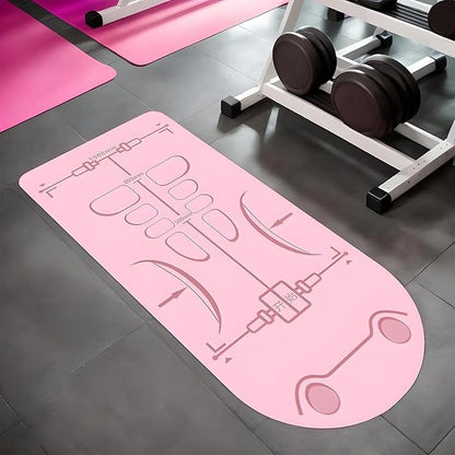 Exercise Equipment Mat - Extra Long Yoga Mat Non-Slip 5.25x2.3ft | Men And Women Exercising Mat, Sound Insulation Knee Joint Protector Pad For Ab Roller Wheel And Workout Accessories