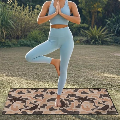 Bulopur Duck Hunting Camo Car Seat Towel Cover Absorbent Soft Beach Towel Car Seat Covers Front Seats Running Post Workout Sweatproof Yoga Towels Blanket