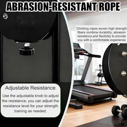 New Endless Rope Trainer Machine - Portable Rope Cable Pulley System for Home Gym, 150kg Load Capacity,Full-Body Workout Tool for Upper Limbs,Arms,Grip,Back,Body Coordination Exercises