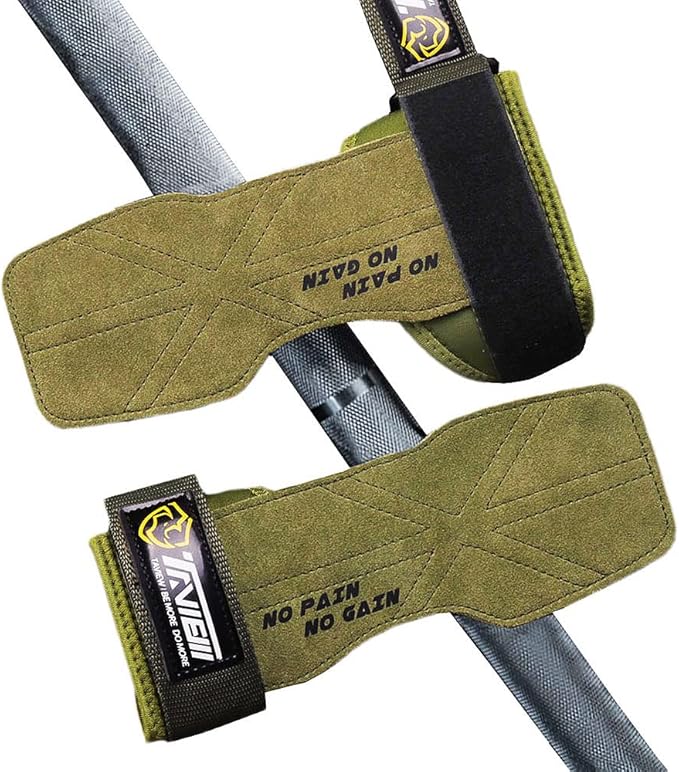 TAVIEW Wrist Straps for Weightlifting for Maximum Grip Support - Lifting Deadlift Strap & Weight Lifting Grips Gloves for Working Out Pull Up Deadlifting & Shrugs