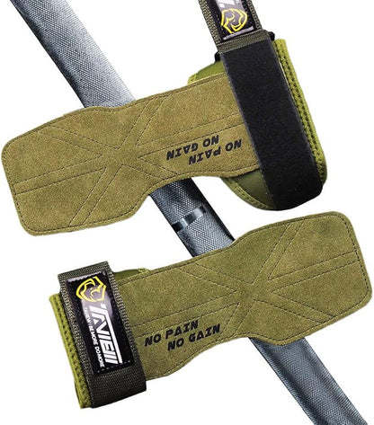 TAVIEW Wrist Straps for Weightlifting for Maximum Grip Support - Lifting Deadlift Strap & Weight Lifting Grips Gloves for Working Out Pull Up Deadlifting & Shrugs