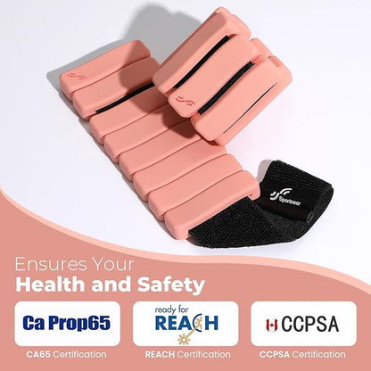 Sportneer Ankle & Wrist Weights Set of 2 (1LB/2LB Each) for Women Men Comfortable Arm Leg Weight for Pilates, Running, Walking, Workout, Yoga, Water Aerobics, Pool Exercises