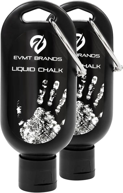 Liquid Chalk. Mess Free Gym Chalk for Weightlifting, Gymnastics, Rock Climbing, Dancing, and Lifting. Sweat Resistant and Long Lasting for Stronger Hand Grip. Package May Vary.