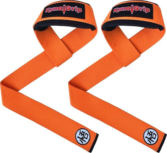 Anime Lifting Straps - Padded Wrist Straps for Weightlifting, Bodybuilding, Gym Workouts, Powerlifting, Deadlifts & Fitness (Soft Cotton 23.5 inch, 1 Pair)