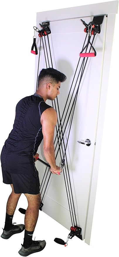 X-FACTOR BY WEIDER STRONGER BODY. FASTER RESULTS. THE TOTAL BODY TRAINING SYSTEM THAT ATTACEHES TO ANY DOOR.