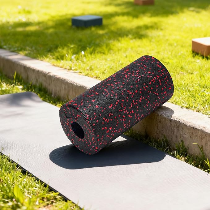 Deep Tissue Foam Roller 30x15cm, Exercise Massage for Muscle Recovery, Fitness, Yoga, Home Gym, Travel