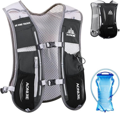 TRIWONDER Hydration Running Vest Backpack, Lightweight Water Pack for Men Women Hydration Backpack for Trail Race, Hiking, Cycling, Climbing, Camping, Jogging, Marathon