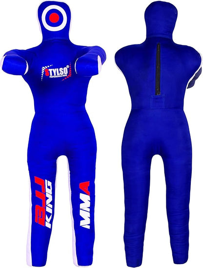 Unfilled Grappling Dummy – Adult Life Size Wrestling & BJJ Training Dummy, MMA Jiu Jitsu Judo Takedown & Throwing Practice, Heavy-Duty Triple-Stitched Canvas Submission Dummy