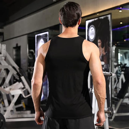 Men's Stringer Tank Tops Cotton Vest Sleeveless Gym Workout Bodybuilding Fitness Muscle T Shirts
