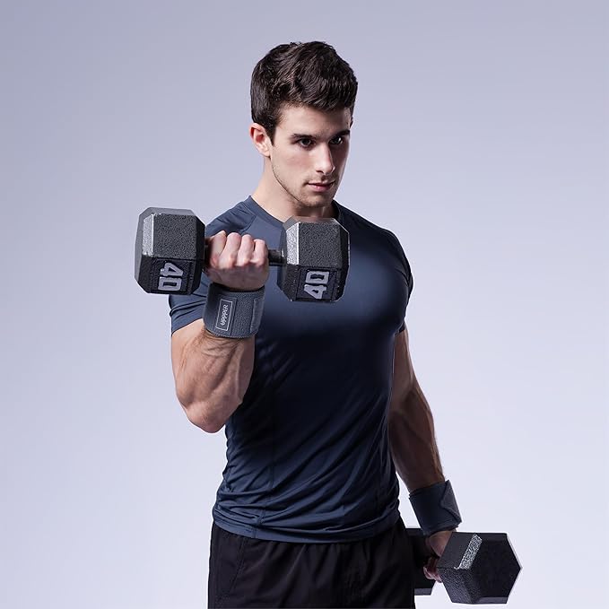 UPPPER Wrist Wraps for Weightlifting – 19" Lifting Wrist Support with Thumb Loop for Bench Press, Powerlifting, and Gym Workouts for Men & Women | Premium Fitness Gear