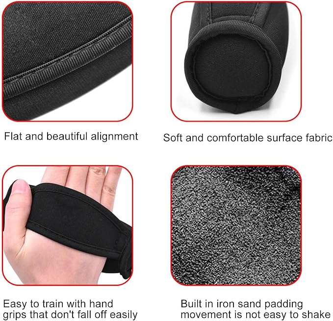 Iron Sand Filled Soft Dumbbells Set Hand Strap Weighted Running Fitness Sandbag for Exercises and Therapy