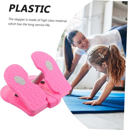 Happyyami Mini Stepper Machine Compact Home Fitness Equipment Quiet Operation Material for Indoor Exercise Small Space Saving Training Device for Men and Women