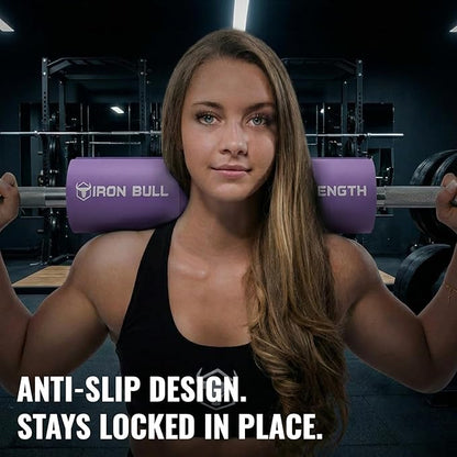 Advanced Squat Pad - Barbell Pad for Hip Thrusts, Squats & Lunges - Neck & Shoulder Squat Bar Pad Cushion Support Foam for Extra Comfort