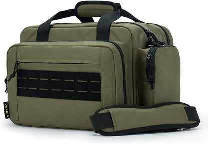 VEAGIA Range Bag,Pistol Case,Gun Range Bags For Handguns And Ammo Pouch 2 Pistols Soft Carrying Shooting Bag