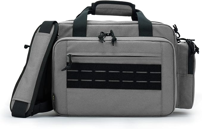 VEAGIA Range Bag,Pistol Case,Gun Range Bags For Handguns And Ammo Pouch 2 Pistols Soft Carrying Shooting Bag