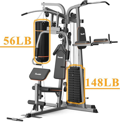 SincMill Home Gym Multifunctional Full Body Workout Equipment for Home Exercise Fitness
