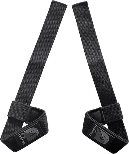 Lifting Wrist Straps - Padded Neoprene for Weightlifting, Bodybuilding, Powerlifting, Strength Training, Deadlift - 23.5" L x 1.5" W Cotton with Heavy Duty Stitching