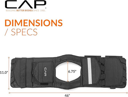 CAP Barbell Adjustable Weighted Vest | 20-150 lbs | Heavy-Duty Workout Vest with Removable Iron Weights for Strength Training, Cardio, Running, and Calisthenics