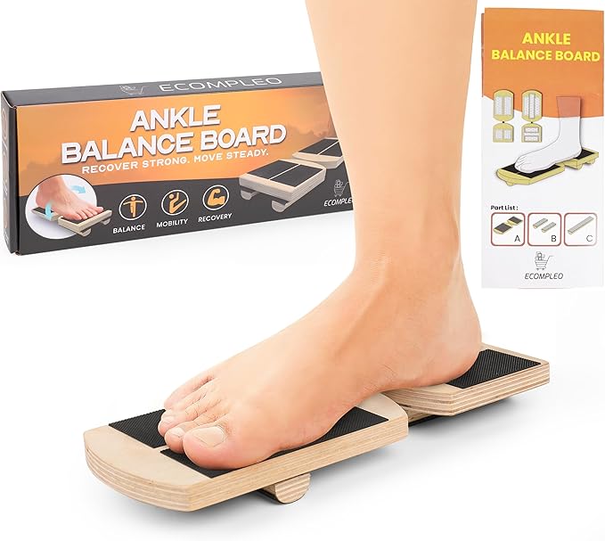 Ankle Balance Board & Foot Strengthener – Single Leg Stability Trainer for Physical Therapy, Sprain Recovery, Plantar Fasciitis Relief & Balance Training