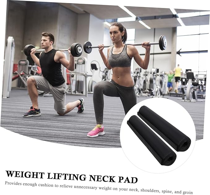 2pcs Barbell Pad Set Squat Protector Lifting Pad for Neck Hip Thrust Gym