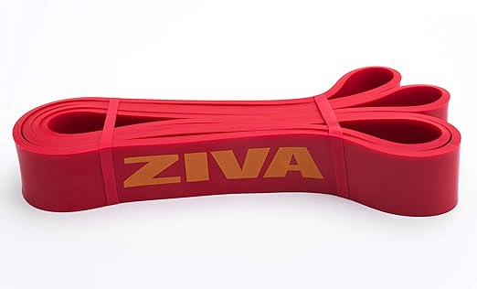 Ziva PRO Portable Resistance Band - Pull Up Assistance Exercise Bands for Home Fitness, Stretching, Strength Training, Physical Therapy – Heavy Resistance, 41" L, 33-55 lbs. Tension