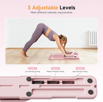 Foldable Ski Machine Exercise Equipment, Leg Exercise Machine, Multifunctional Pilates Board, Pilates Reformer Machine