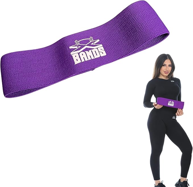 The X Bands Exercise Resistance Bands - Non-Slip Extra Thick Fabric Hip Loop Booty Bands - 20, 30, 40, 50 lb - Fitness Workout for Legs, Butt Training, Stretching, Yoga