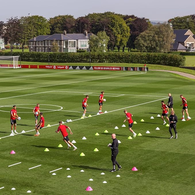 FORZA Soccer SuperCone Training Marker Domes [20 Pack] | Jumbo 5.5in Cones for Speed & Agility Training | Heavy-Duty Weatherproof PVC Options