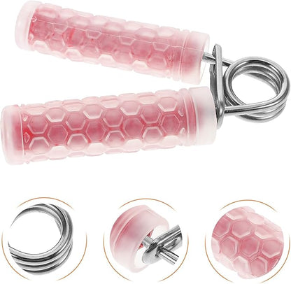 Grip Strength Trainer Hand Workout Grip Exerciser with Finger Extension for Forearm Training Red Crystal Massage for Men Fitness