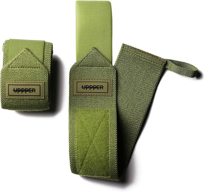 UPPPER Wrist Wraps for Weightlifting – 19" Lifting Wrist Support with Thumb Loop for Bench Press, Powerlifting, and Gym Workouts for Men & Women | Premium Fitness Gear