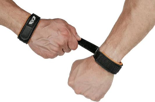 WARM BODY COLD MIND Leather Wrist Wraps for Weightlifting, Powerlifting, Gym – Heavy Duty Wrist Straps for Strength Training, for Men & Women