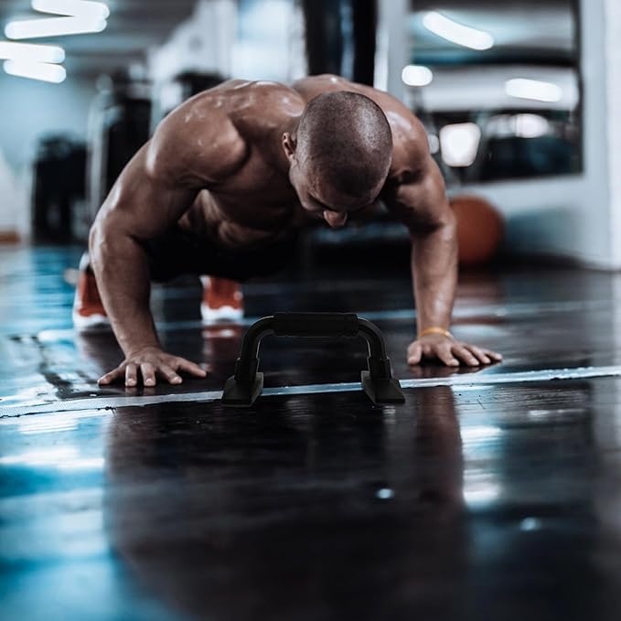 Push-up Brackets Hand Grips Set, Small H-shaped Pushup Stands for Home Fitness, Anti-slip Calisthenics Equipment for Chest and Arm Strength Training