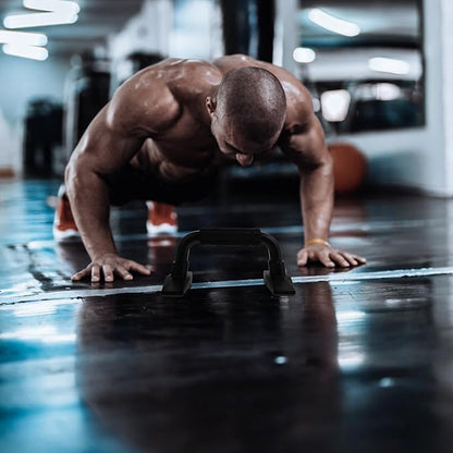 Push-up Brackets Hand Grips Set, Small H-shaped Pushup Stands for Home Fitness, Anti-slip Calisthenics Equipment for Chest and Arm Strength Training