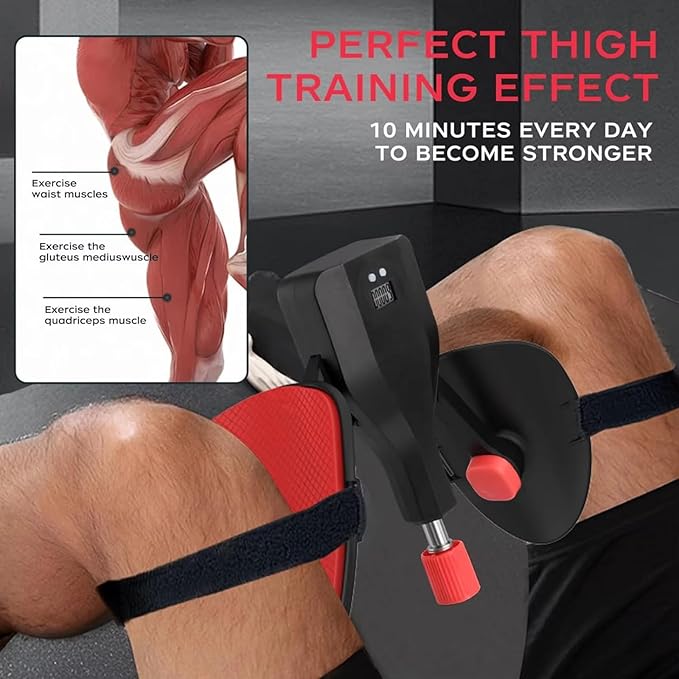 Thigh Master Exercise Equipment for Women & Men – Inner Thigh Exerciser, Leg, Arm & Chest Workout Machine, Compact Fitness Equipment for Home Gym, Portable Body Toning Resistance Trainer