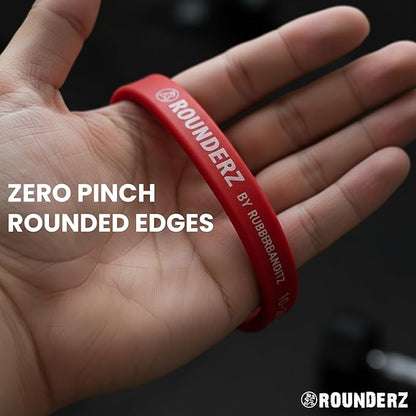 Rubberbanditz Rounded Edge Resistance Band | Compact and Light Weight Exercise Bands | Suitable for All Fitness Levels Users| Travel Friendly Resistance Bands for Working Out