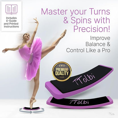 Premium Turn Board for Dancers & Skaters – Improve Turning, Balance & Spins Technique | Ballet, Ice Skating & Dance Training Equipment