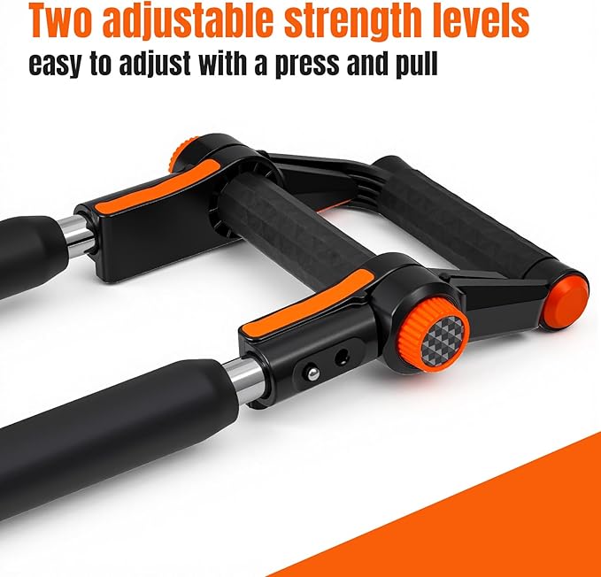 Twister Arm Trainer, Adjustable Chest and Arm Trainer 2 in 1 Gym Workout Equipment for Arm and Chest Muscle Training, Portable Push Up Bar with Anti-Slip Handles for Men Women