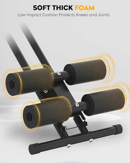 GuuG Ab Machine Ab Trainer Machine : Adjustable Ab Machine for Stomach Workout at Home Gym Ab Workout Foldable Core Strength Training Equipment Home Gym System