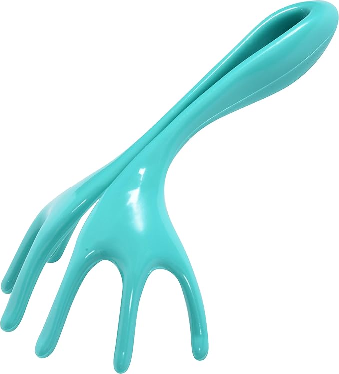BioSwiss Head Massager, Handheld Scalp and Temple Tingler and Scratcher, Relaxing Hair and Head Stimulation Tool