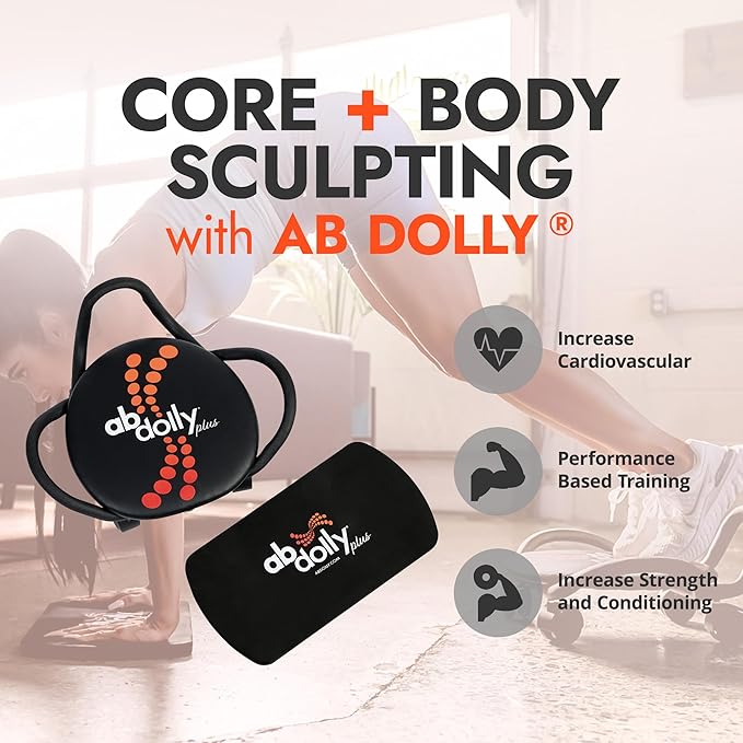 Plus Core Abdominal Training System, Portable Home Gym Ab Exercise Machine Workout Equipment for All Fitness Levels