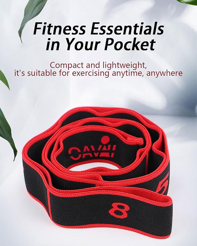 Fitness Resistance Bands for Stretching and Yoga with Handles, Number Fashion Puller, Exercise Cordless Battle, Ropes Beginner Light Fit, Numbers Full Body Tension Rope Bungee Strap