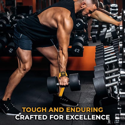 Weight Lifting Straps Wrist Support Padded Neoprene Gym Cross Training Hand Bar Weightlifting Straps Fitness Bodybuilding Power Exercise Grips Deadlift Men Women