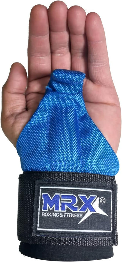 MRX Power Weight Lifting Straps Wrist Support Heavyduty Gym Training Bandage Cordura Hook Deadlifting Wraps