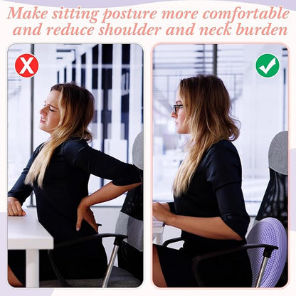 Libima 2 Pcs Wobble Cushion Wiggle Seat Flexible Sensory Seating Balance Disc Board for Men Women Physical Exercise Improving Posture Home Office